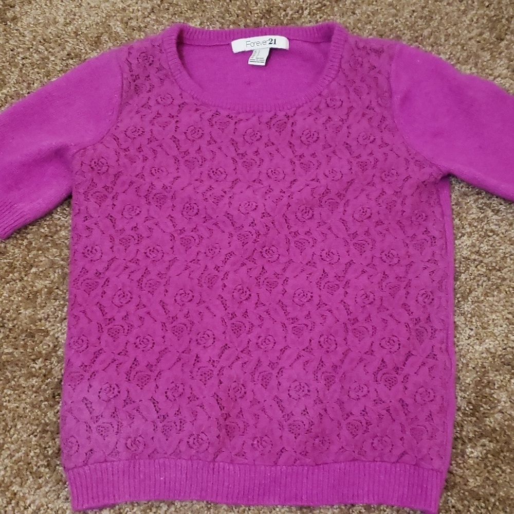 Pink sweater